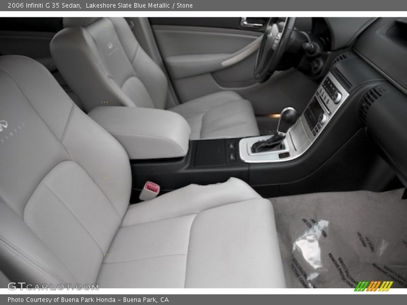 Lakeshore Slate Blue Metallic / Stone 2006 Infiniti G 35 Sedan