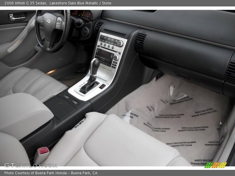 Lakeshore Slate Blue Metallic / Stone 2006 Infiniti G 35 Sedan