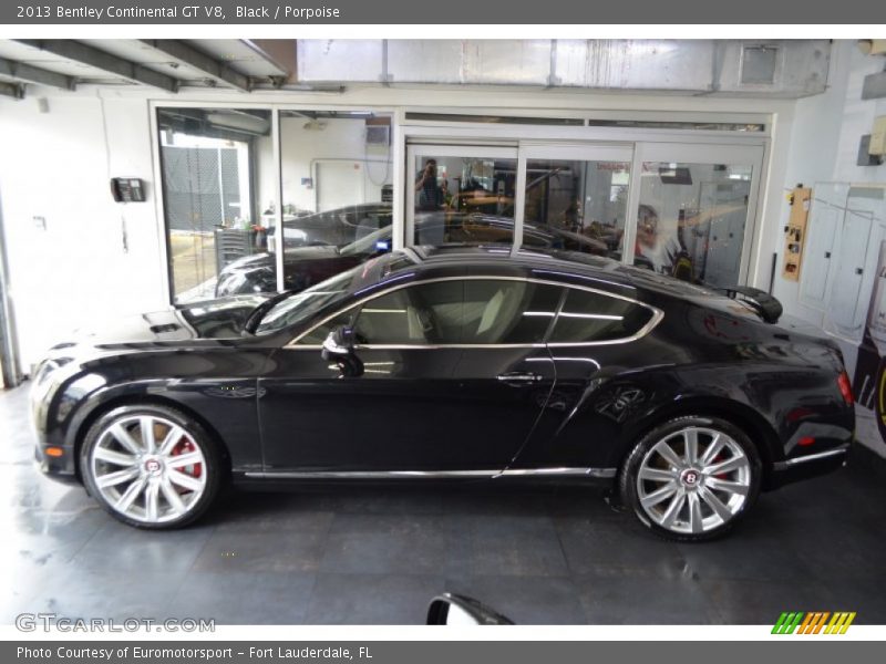 Black / Porpoise 2013 Bentley Continental GT V8