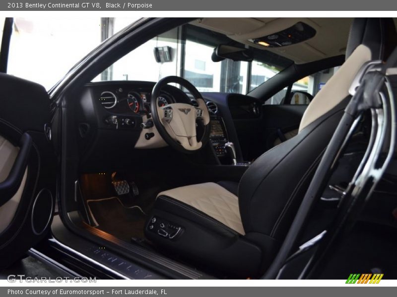 Black / Porpoise 2013 Bentley Continental GT V8