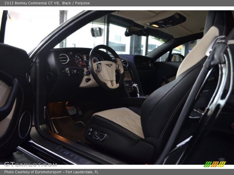 Black / Porpoise 2013 Bentley Continental GT V8