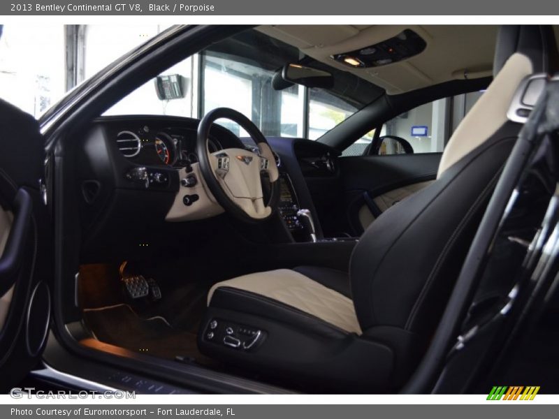 Black / Porpoise 2013 Bentley Continental GT V8