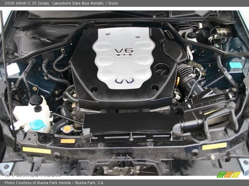 Lakeshore Slate Blue Metallic / Stone 2006 Infiniti G 35 Sedan