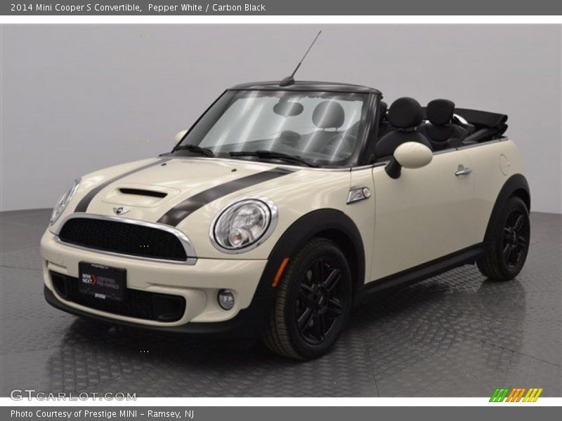 Pepper White / Carbon Black 2014 Mini Cooper S Convertible