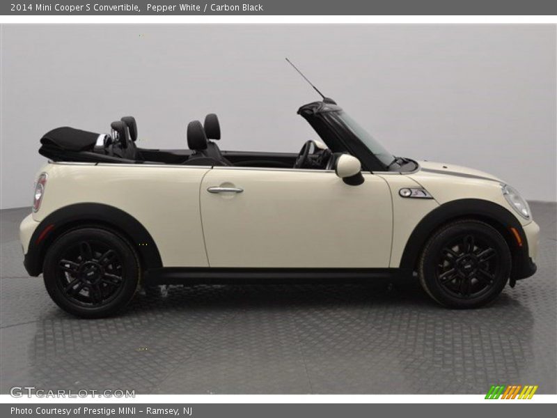 Pepper White / Carbon Black 2014 Mini Cooper S Convertible