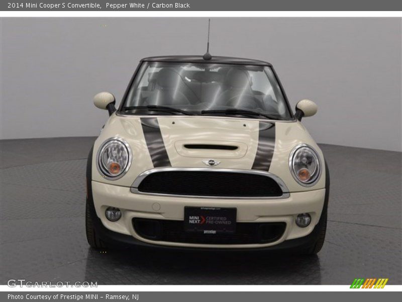 Pepper White / Carbon Black 2014 Mini Cooper S Convertible