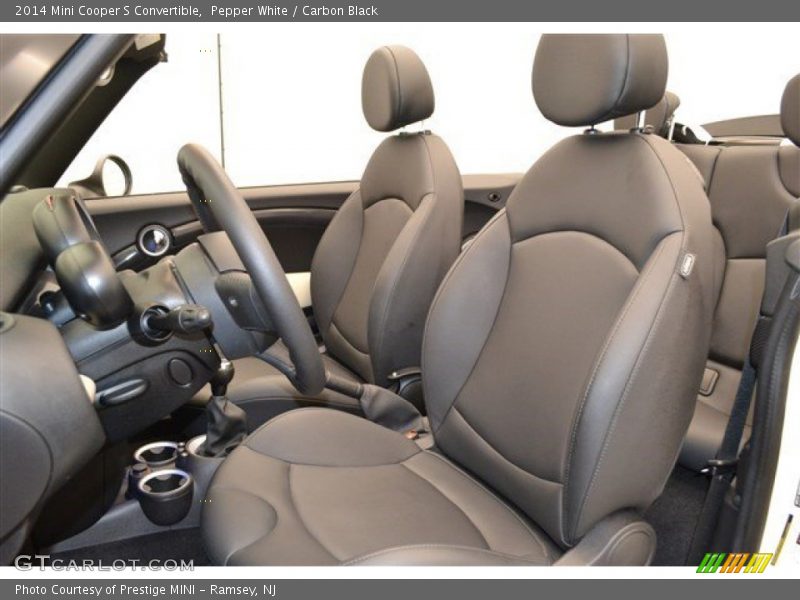 Pepper White / Carbon Black 2014 Mini Cooper S Convertible