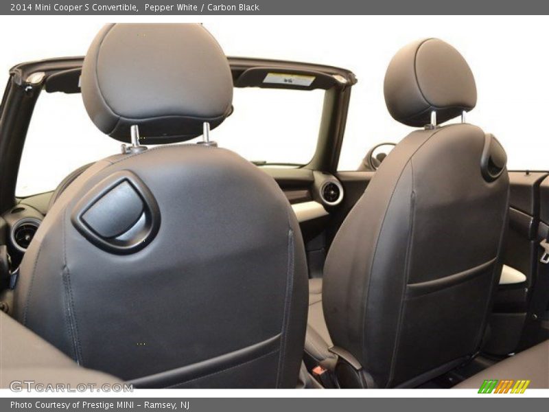 Pepper White / Carbon Black 2014 Mini Cooper S Convertible