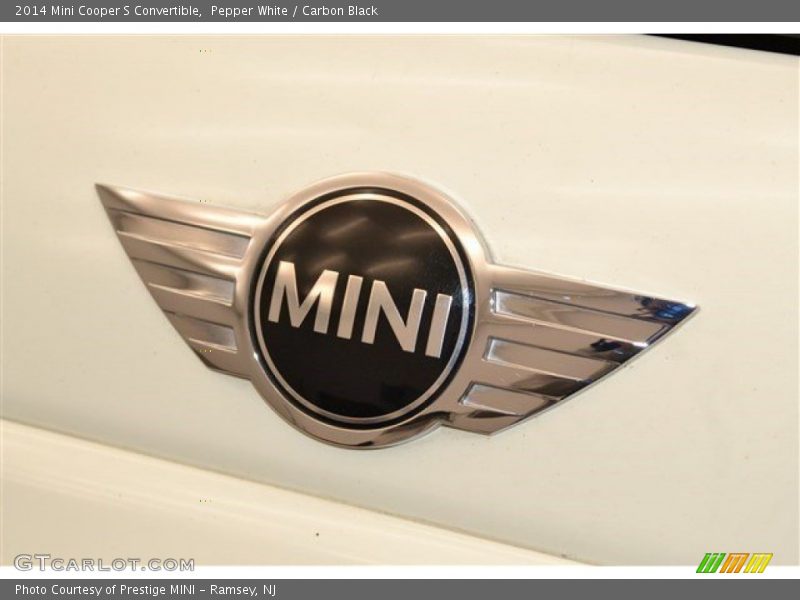 Pepper White / Carbon Black 2014 Mini Cooper S Convertible