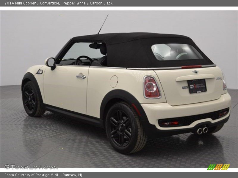 Pepper White / Carbon Black 2014 Mini Cooper S Convertible