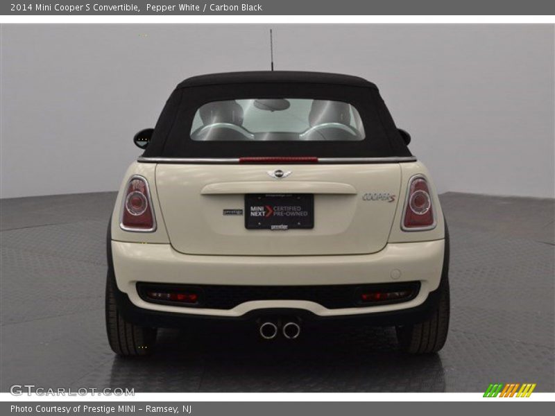 Pepper White / Carbon Black 2014 Mini Cooper S Convertible