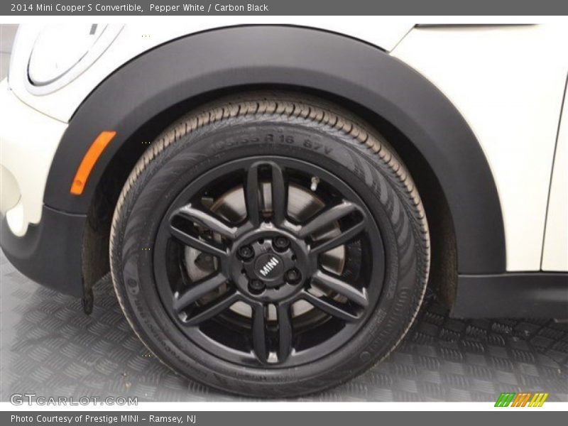 Pepper White / Carbon Black 2014 Mini Cooper S Convertible