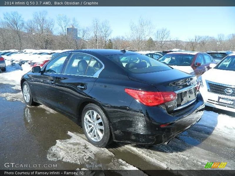 Black Obsidian / Graphite 2014 Infiniti Q 50 3.7 AWD