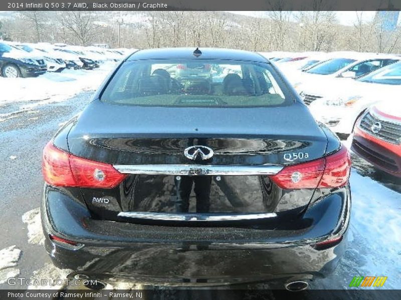 Black Obsidian / Graphite 2014 Infiniti Q 50 3.7 AWD