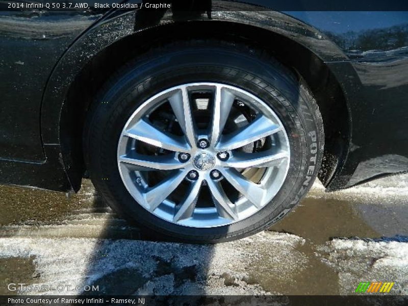 Black Obsidian / Graphite 2014 Infiniti Q 50 3.7 AWD