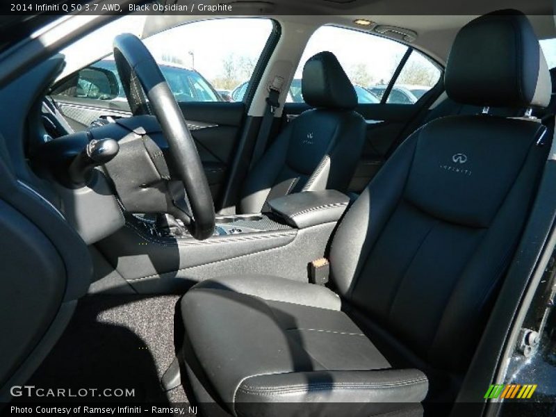 Black Obsidian / Graphite 2014 Infiniti Q 50 3.7 AWD