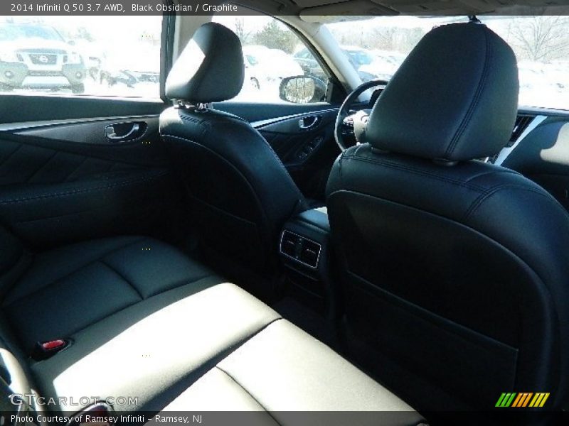 Black Obsidian / Graphite 2014 Infiniti Q 50 3.7 AWD