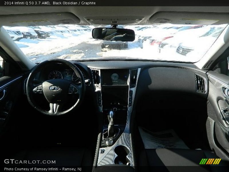 Black Obsidian / Graphite 2014 Infiniti Q 50 3.7 AWD