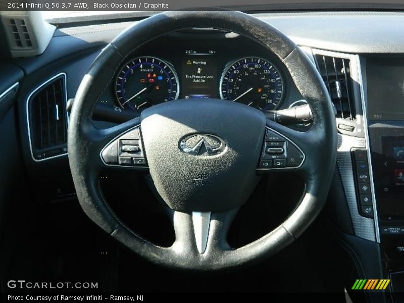 Black Obsidian / Graphite 2014 Infiniti Q 50 3.7 AWD