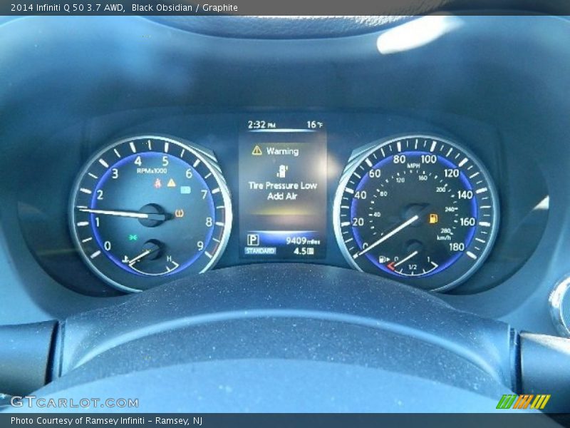 Black Obsidian / Graphite 2014 Infiniti Q 50 3.7 AWD