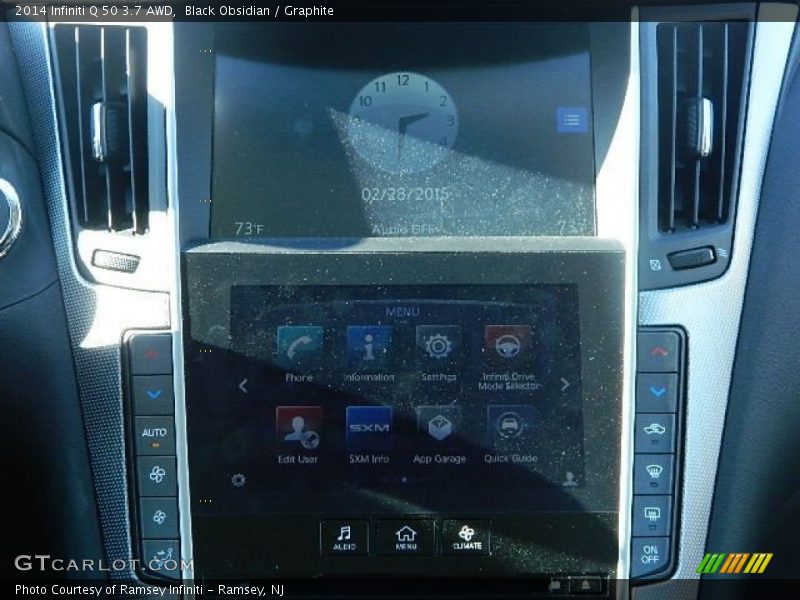 Black Obsidian / Graphite 2014 Infiniti Q 50 3.7 AWD