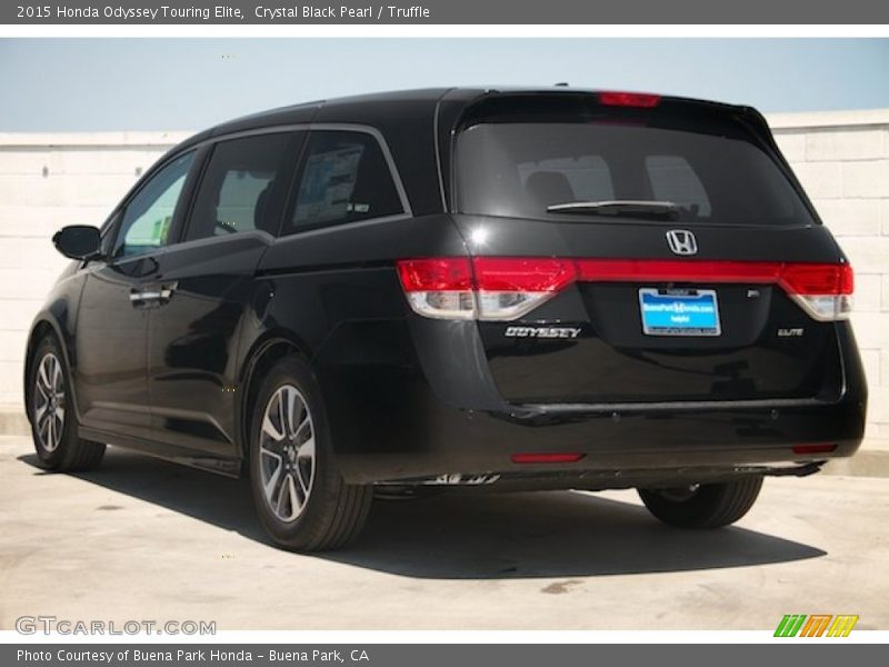 Crystal Black Pearl / Truffle 2015 Honda Odyssey Touring Elite