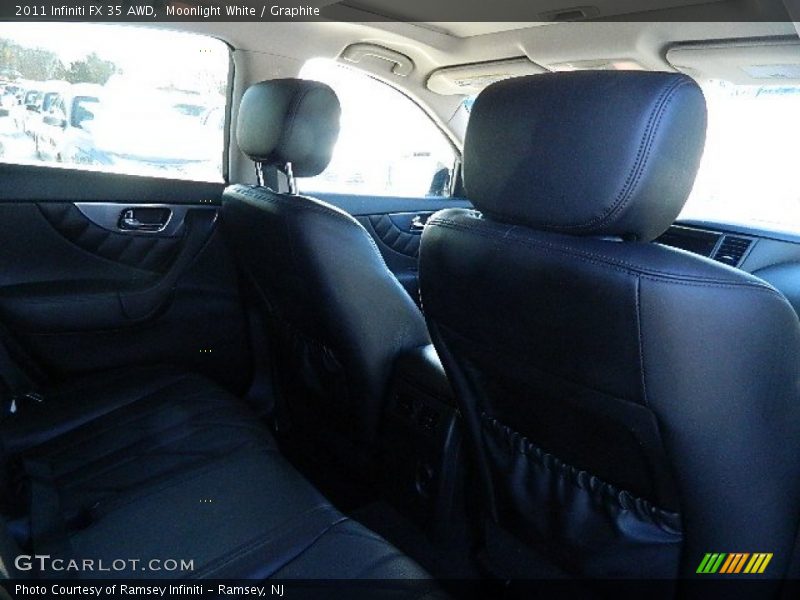 Moonlight White / Graphite 2011 Infiniti FX 35 AWD