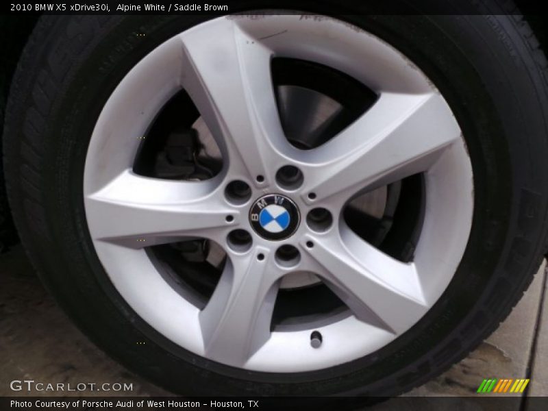 Alpine White / Saddle Brown 2010 BMW X5 xDrive30i