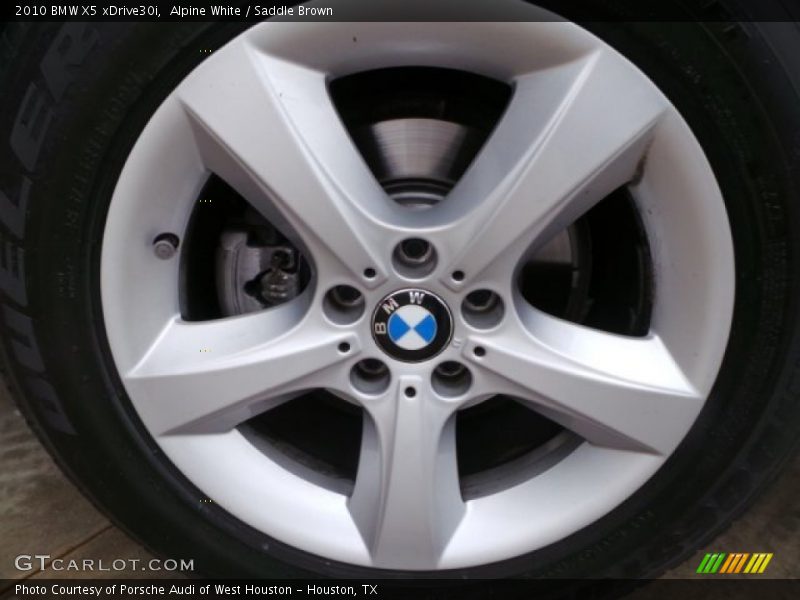 Alpine White / Saddle Brown 2010 BMW X5 xDrive30i