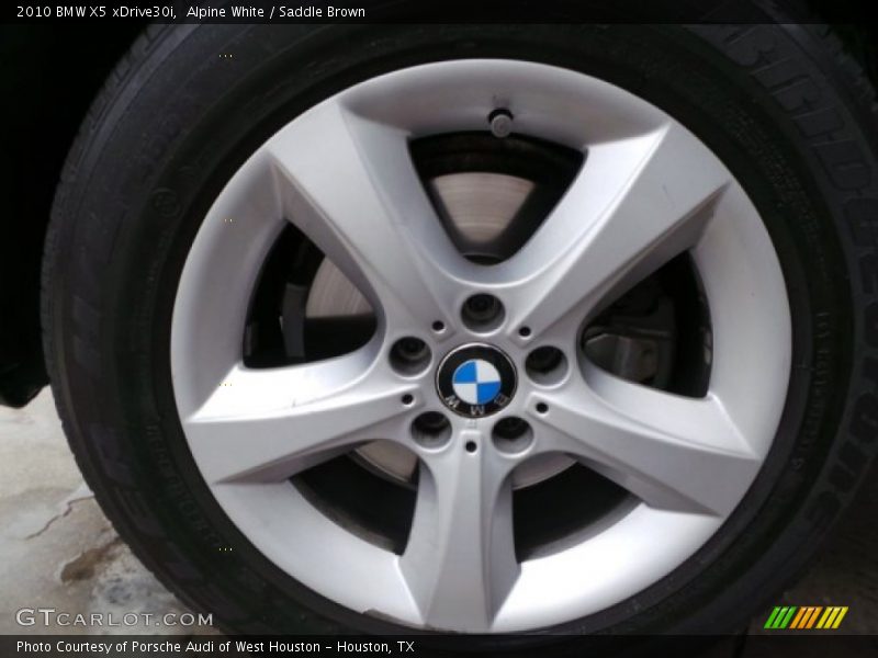 Alpine White / Saddle Brown 2010 BMW X5 xDrive30i