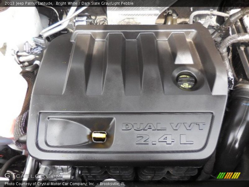 Bright White / Dark Slate Gray/Light Pebble 2013 Jeep Patriot Latitude