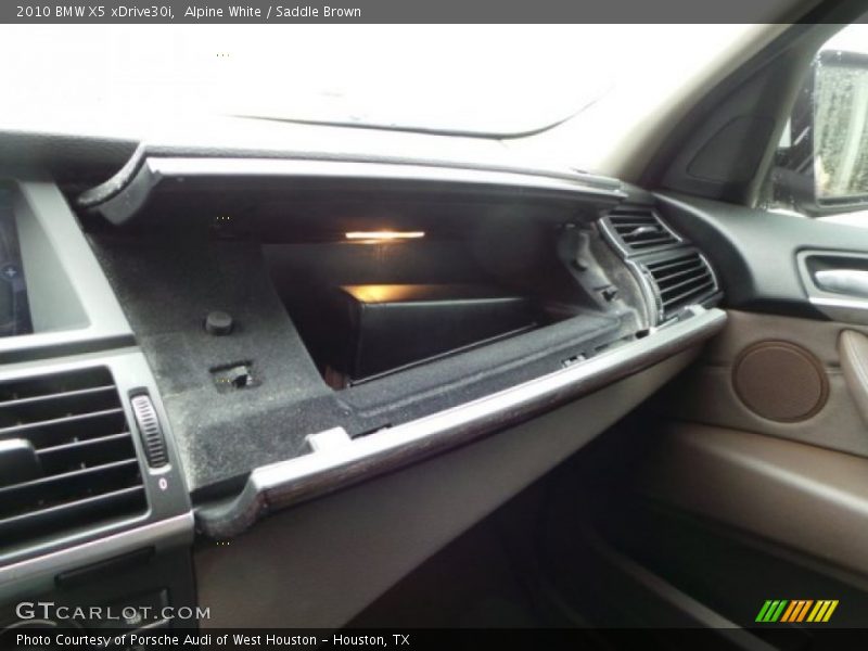 Alpine White / Saddle Brown 2010 BMW X5 xDrive30i