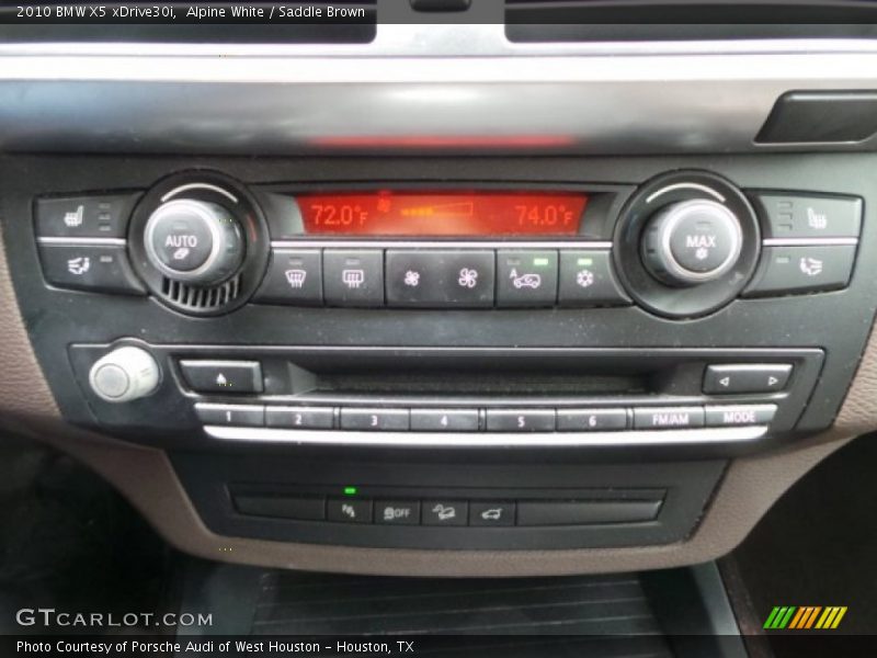 Alpine White / Saddle Brown 2010 BMW X5 xDrive30i
