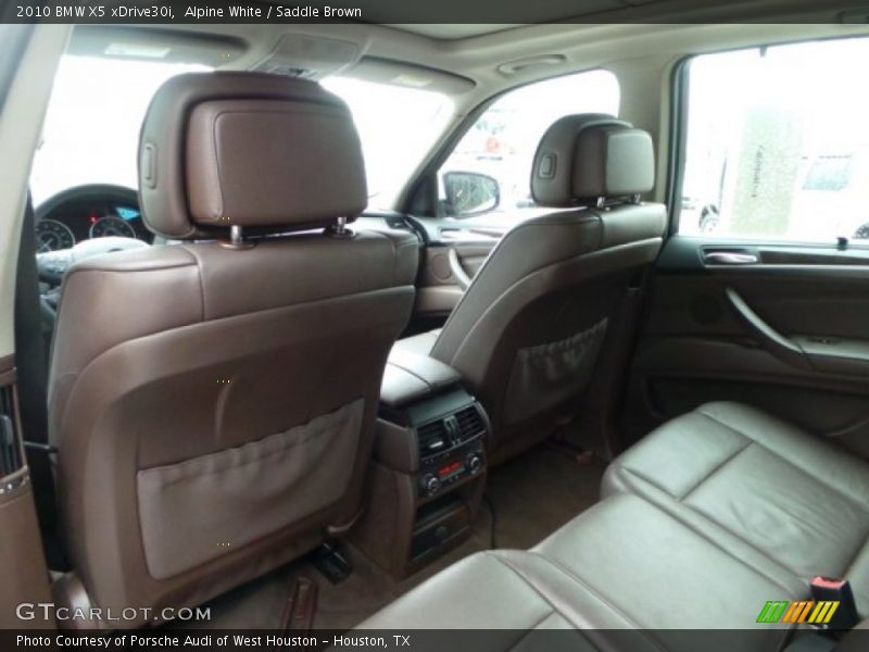 Alpine White / Saddle Brown 2010 BMW X5 xDrive30i