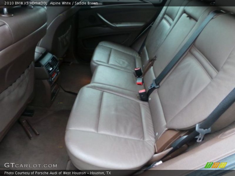 Alpine White / Saddle Brown 2010 BMW X5 xDrive30i