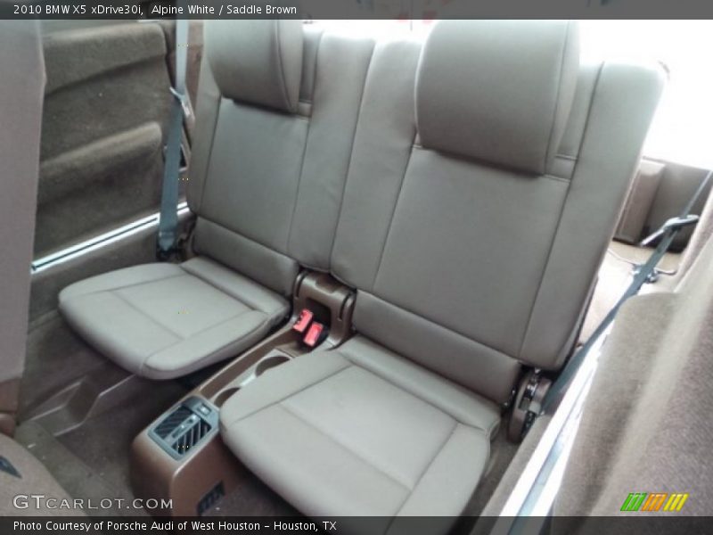 Alpine White / Saddle Brown 2010 BMW X5 xDrive30i
