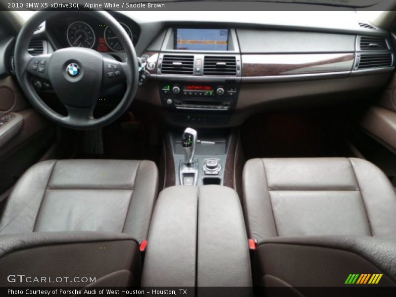 Alpine White / Saddle Brown 2010 BMW X5 xDrive30i