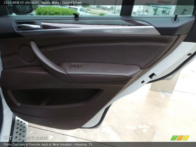 Alpine White / Saddle Brown 2010 BMW X5 xDrive30i