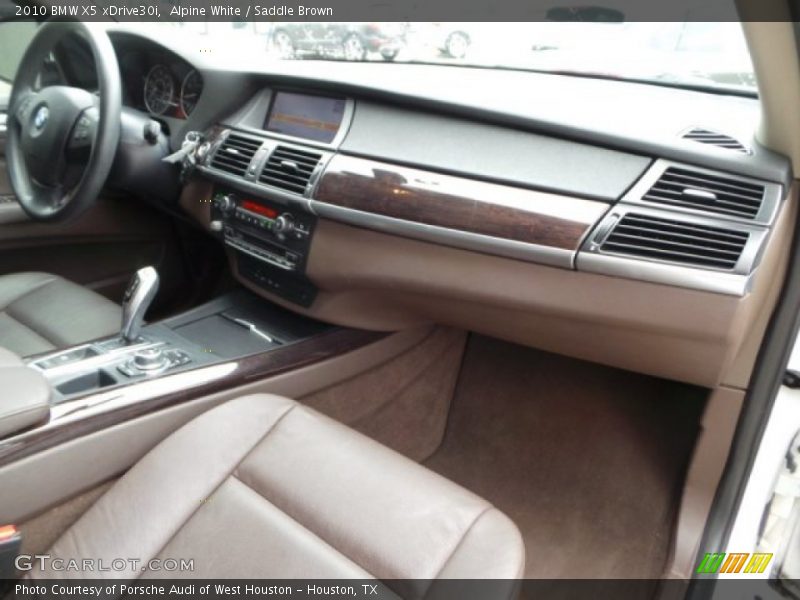 Alpine White / Saddle Brown 2010 BMW X5 xDrive30i