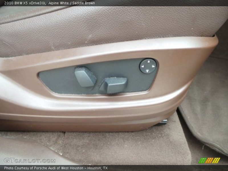 Alpine White / Saddle Brown 2010 BMW X5 xDrive30i