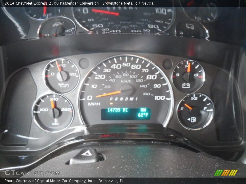 Brownstone Metallic / Neutral 2014 Chevrolet Express 2500 Passenger Conversion