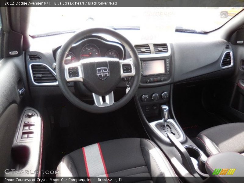 Blue Streak Pearl / Black/Silver/Red 2012 Dodge Avenger R/T