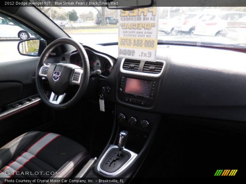 Blue Streak Pearl / Black/Silver/Red 2012 Dodge Avenger R/T