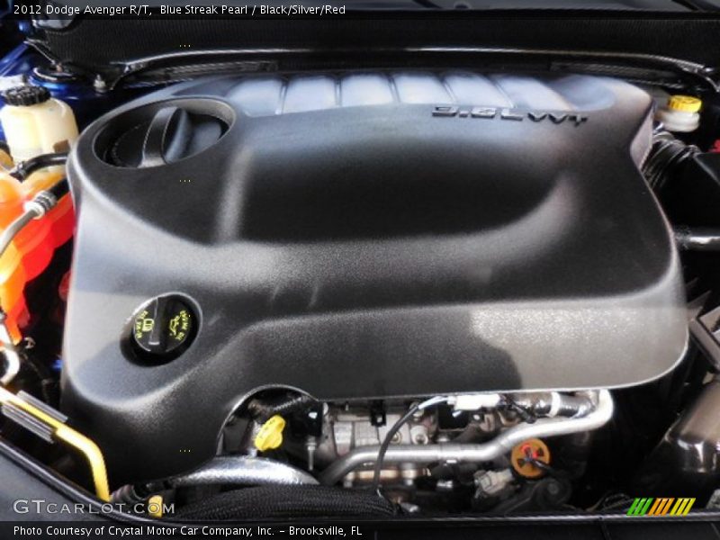 Blue Streak Pearl / Black/Silver/Red 2012 Dodge Avenger R/T
