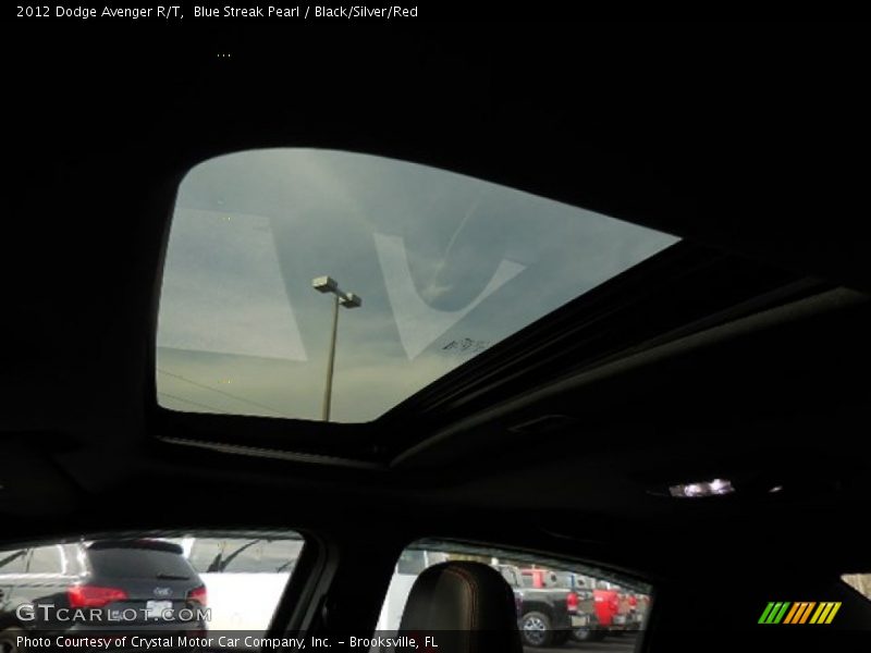 Blue Streak Pearl / Black/Silver/Red 2012 Dodge Avenger R/T