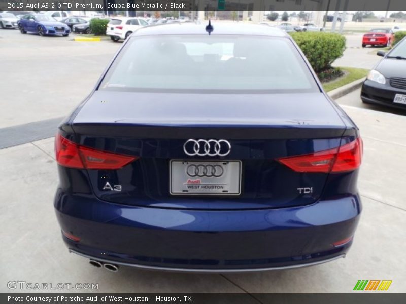Scuba Blue Metallic / Black 2015 Audi A3 2.0 TDI Premium