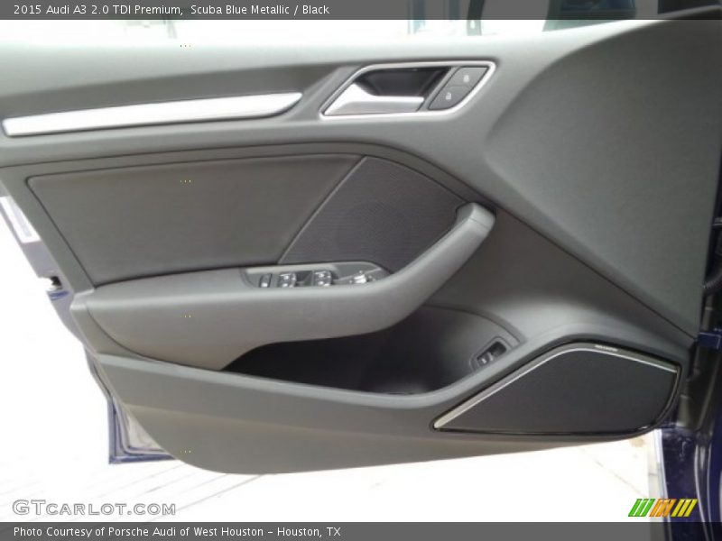 Scuba Blue Metallic / Black 2015 Audi A3 2.0 TDI Premium