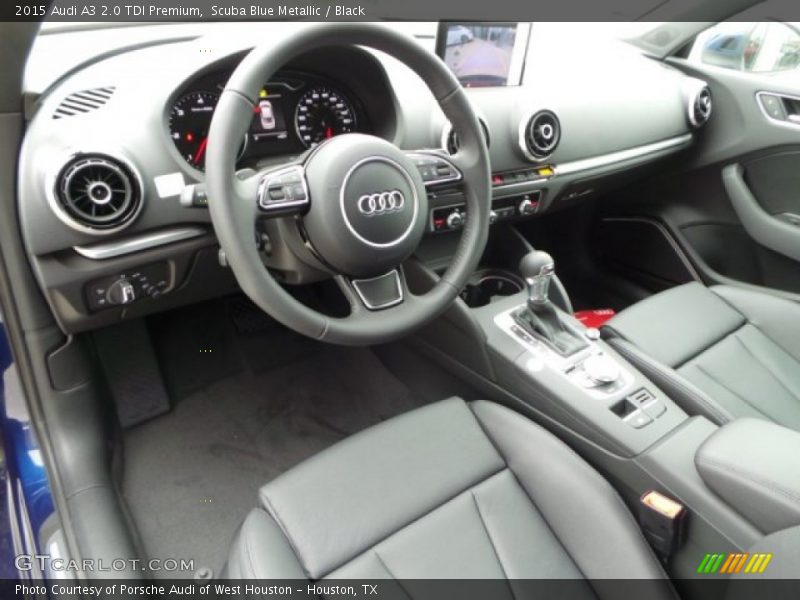 Black Interior - 2015 A3 2.0 TDI Premium 