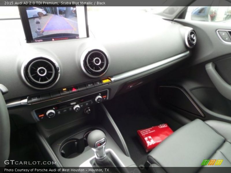 Scuba Blue Metallic / Black 2015 Audi A3 2.0 TDI Premium
