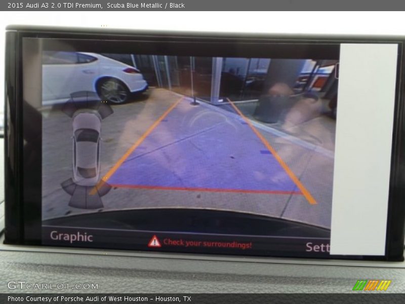 Scuba Blue Metallic / Black 2015 Audi A3 2.0 TDI Premium